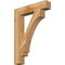 Ekena Millwork Imperial Block Rough Sawn Bracket, Western Red Cedar, 6"W x 34"D x 46"H BKT06X34X46IMP05RWR - alternate 1